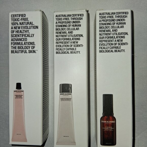 Grown Alchemist -3- Detox Serum, cream cleanser, hand cream Travel size NIB - Picture 1 of 7